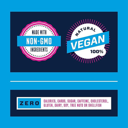 KEY NUTRIENTS Electrolytes Powder Packets - Delicious Blue Raspberry 40 Pack Hydration Packets - Travel Hydration Powder - Made in USA - No Sugar, No Calories, Gluten Free