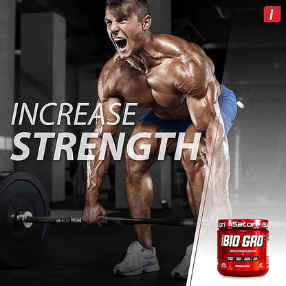 iSatori BIO-GRO Protein Synthesis Amplifier, for Muscle Recovery & Growth, Enhanced Stimulant Free Pre Workout & Colostrum Supplement with Bio-Active Peptides- Unflavored (60 Servings)