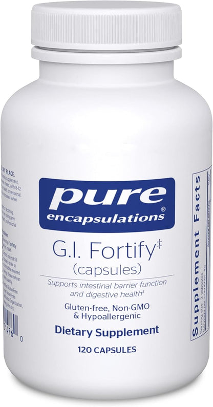 Pure Encapsulations G.I. Fortify (Capsules) | Supports G.I. Function, Motility and Detoxification | 120 Capsules