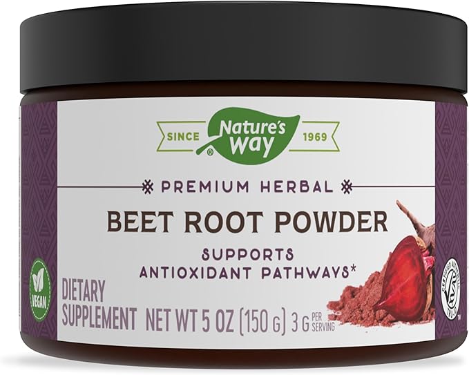 Nature's Way Beet Root Powder, Supports Antioxidant Pathways*, 5 Oz