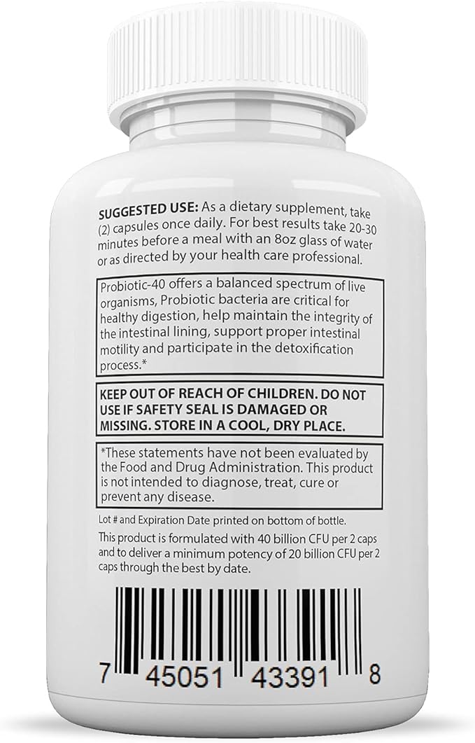 Justified Laboratories (3 Pack) Clear Nails Plus Max Pills 40 Billion CFU Probiotic Supports Strong Healthy Hair Skin Nails 180 Capsules