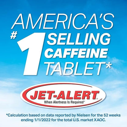 Jet-Alert 100 MG Each Caffeine Tab 120 Count - Pack of 3
