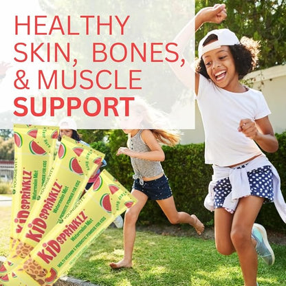 Youngevity Kidsprinklz Watermelon Mist Multi-vitamin Powder - Kids Multivitamin & Toddler Multivitamin - Vitamins, Minerals, & Probiotics - 30 Servings