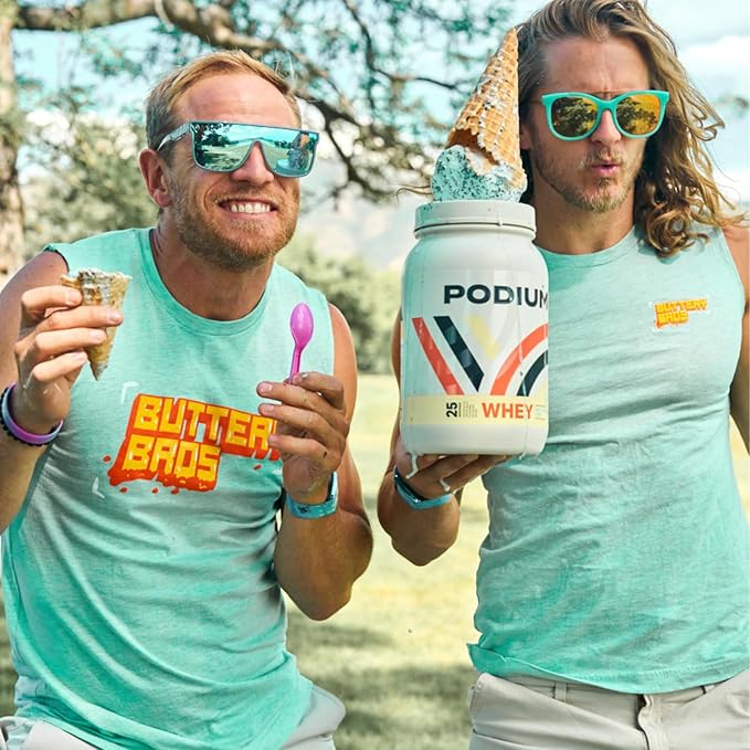 Podium Nutrition, Whey Protein Powder, Mint Chocolate Chip, 25 Servings, 25g of Whey Protein Per Serving, Gluten Free, Soy Free