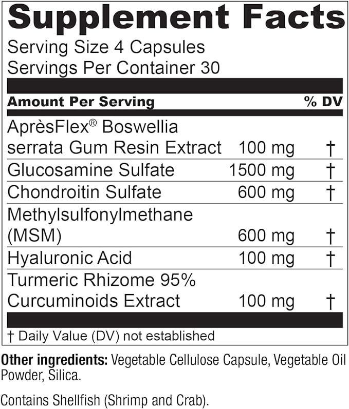 MoveWell by LiveConscious Glucosamine Chondroitin with MSM, Hyaluronic Acid, and More | Joint Health Supplement (2-Pack)