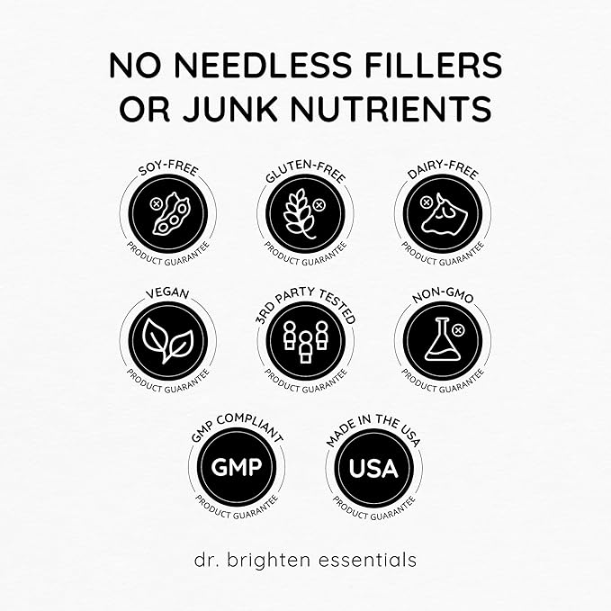 Dr. Brighten Prenatal Plus - Women’s Formulation, Active B Vitamins, Minerals, Antioxidants for Pregnant or Nursing Mothers, Non-GMO Vegan, No Gluten, No Soy - 180 Capsules