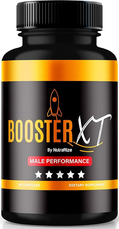 Booster XT for Men, Booster XT Male Enhancing Capsules, Premium Formula to Support Daily Energy & Peak Performance, Multivitamin Pills for Overall Health, BoosterXT Reviews (60 Capsules)