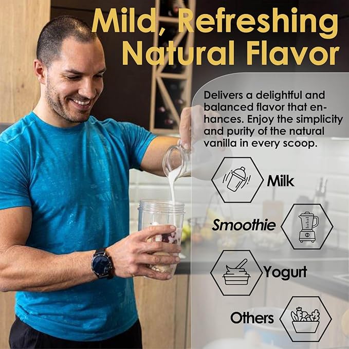 NATURE TARGET Isolate Whey Protein Powder Vanilla, 25g Protein Low Carb Sugar-Free & Gluten-Free, 5.5g BCAAs, Rich in Fibers & Minerals, 1.1 Pound, 16 Servings