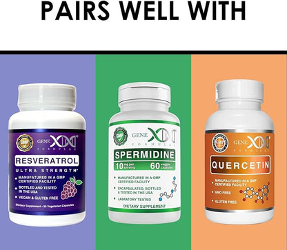 Genex Formulas Fisetin 100mg/Serving (60 Capsules) | Antioxidant That Supports Healthy Aging and Brain Wellness - Non-GMO, Gluten Free, Vegetarian - 2 Month Supply