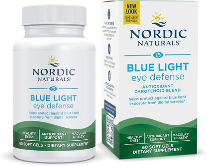 Nordic Naturals Blue Light Defense - 60 Soft Gels - Four Phytonutrients with Complementary Antioxidant Capacities - Supports Retinal Health, Visual Function - Non-GMO - 60 Servings