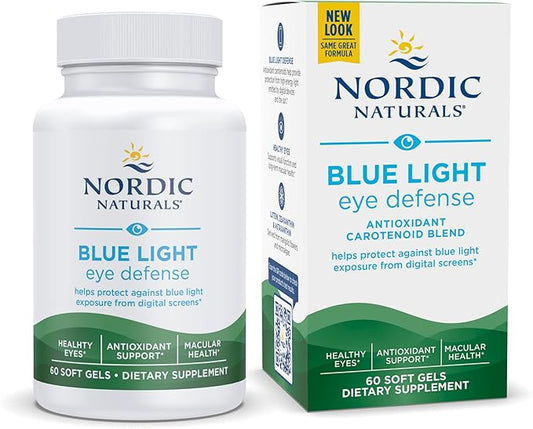 Nordic Naturals Blue Light Defense - 60 Soft Gels - Four Phytonutrients with Complementary Antioxidant Capacities - Supports Retinal Health, Visual Function - Non-GMO - 60 Servings