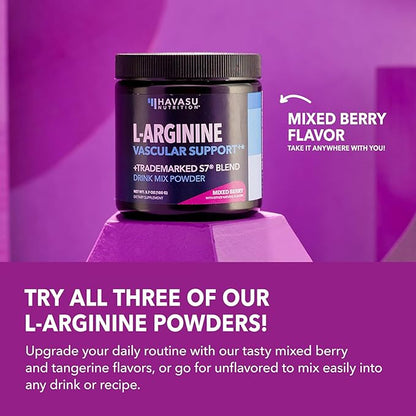 Pre Workout Powder - L Arginine Powder Nitric Oxide Supplement for Men and Women - Pre and Post Workout Support - L-Arginine L Citrulline and Beet Root Powder - Endurance and Performance - Mixed Berry