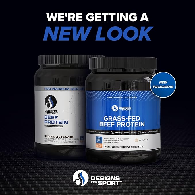 Beef Protein Powder - NSF Certified for Sport Hydrolyzed Protein - Highly Absorbable with Amino Acids & Collagen Precursors - Bone Broth Protein for Athletes (Vanilla, 30 Servings)