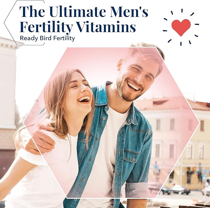 Best Nest Wellness Men's Fertility - Multivitamin Supplement for Men with Methylated Vitamins - Nutritional Supplement with Nutrients & Antioxidants - Supplement with Magnesium & Zinc - 30 Tablets