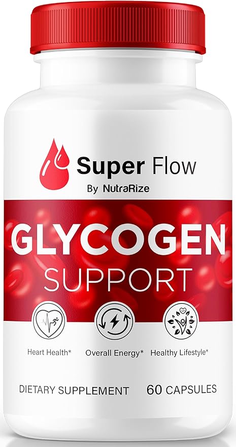 Super Flow Glycogen, SuperFlow Glycogen Support Capsules, Super Flow Glyco Optimizer, Official SuperFlow Glyco Optimiser Capsules, Super Flow Detox Cleanse, Super Flow Glycol (60 Capsules)