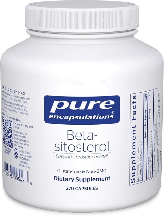 Pure Encapsulations Beta-Sitosterol | Supplement for Urinary Flow and Health* | 270 Capsules