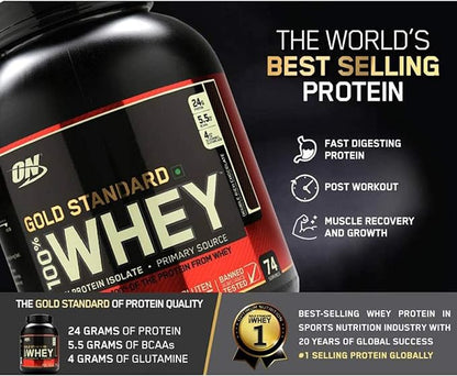 Optimum Nutrition, 100% WHEY Gold Choc 5LB