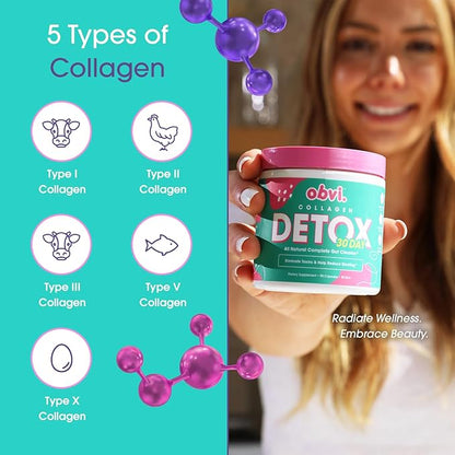 Obvi Detox Colon Cleanse Supplement | Promotes Digestive and Gut Health, Bloating Relief, Helps Remove Toxins | Immune Support with Milk Thistle, Psyllium Husk, Senna Leaf | 90 Capsules | 30 Servings