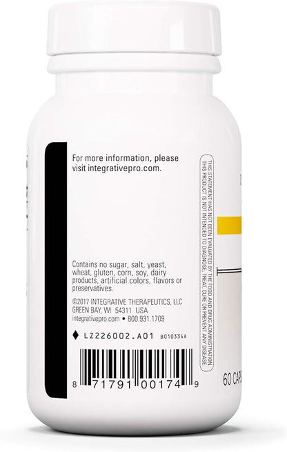 Integrative Therapeutics NAC - Supports Healthy Respiratory & Lung Function* - Supports Production of Glutathione* - 60 Capsules