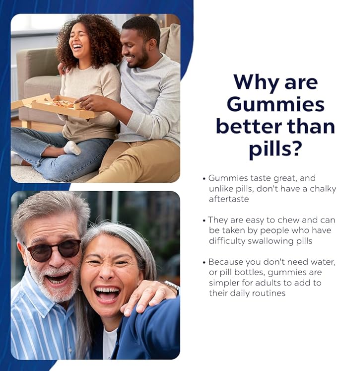 Collagen Gummies - Supports Collagen Levels - Time-Release Formula - Fruit Juice Extract - Gluten Free