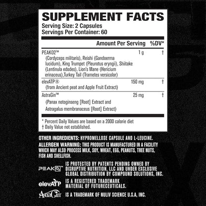 Jacked Factory Build-XT Daily Muscle Builder & Performance Enhancer - Muscle Building Supplement for Muscular Strength & Growth | Trademarked Ingredients Peak02, ElevATP, & Astragin - 120 Veggie Pills