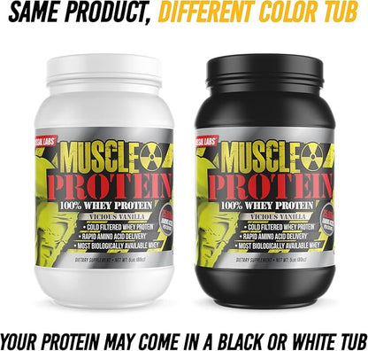 Muscle Mass Whey Protein [5 lbs/Pack of 1]–Peanut Butter, Cold Filtered, 25g Pure Protein, 6.6g BCAAs/Serving (Packaging May Vary)