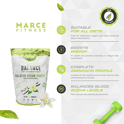 Isolated Vegan Protein Vanilla Flavor 2pounds