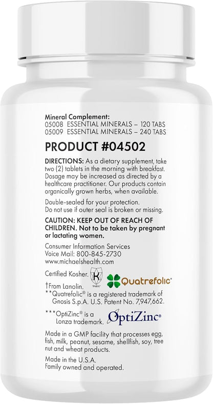MICHAEL'S Health Naturopathic Programs Pre-Teen Girls - 30 Vegetarian Tablets - Daily Multivitamin for Healthy Growth & Development - Kosher - 15 Servings