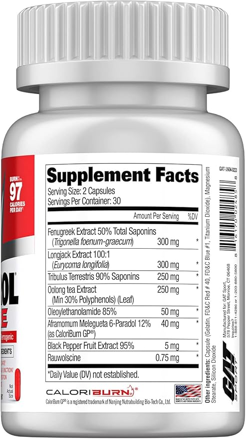 GAT SPORT Testrol Fire, 60 Capsules