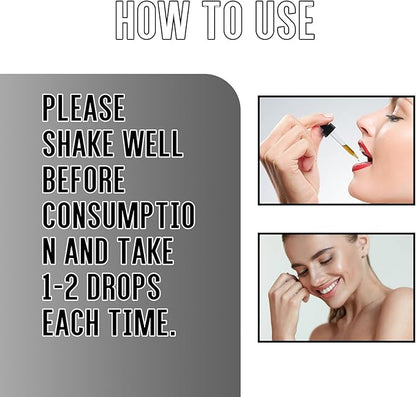 GLP-1 Liquid Men for Women Supplement Drops - 1 Fl Oz