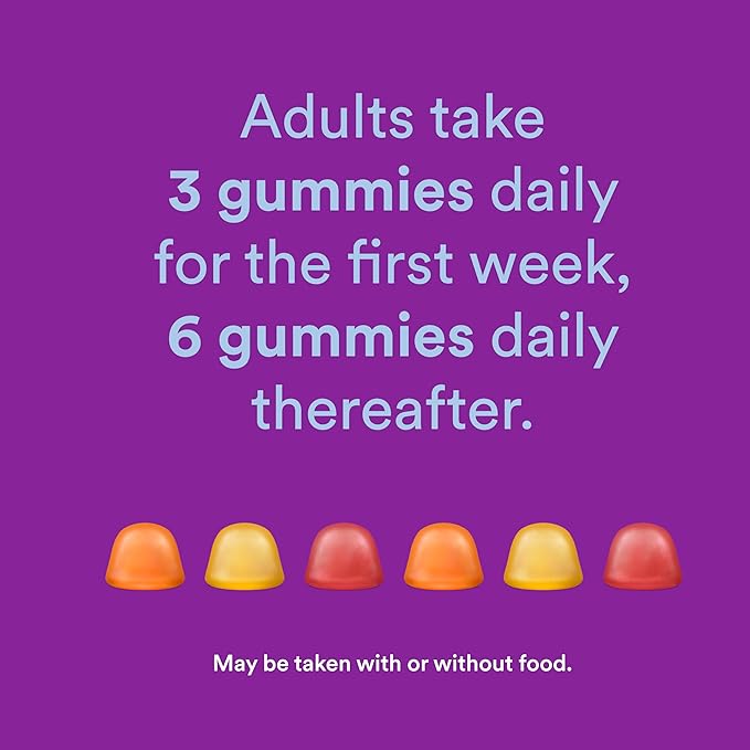 SmartyPants Fiber Supplement & Multivitamin for Men & Women: Multivitamin Fiber Gummies with Vitamin D3, C, Vitamin B12, B6, Vitamin A, K & Zinc, Omega 3 Fish Oil (EPA/DHA), 180 Count (30 Day Supply)