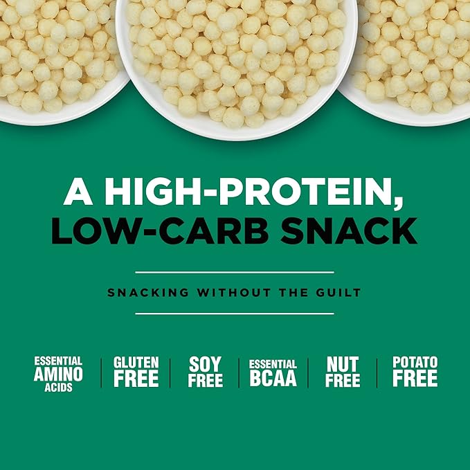 Twin Peaks Low Carb, Keto Friendly Protein Puffs, Sour Cream & Onion (300g, 21g Protein, 2g Carbs)