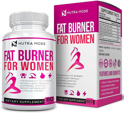 Natural Weight Loss Pills for Women-Best Diet Pills that Work Fast for Women-Appetite Suppressant-Thermogenic Belly Fat Burner-Carb Blocker-Metabolism Booster Energy Supplements -60ct