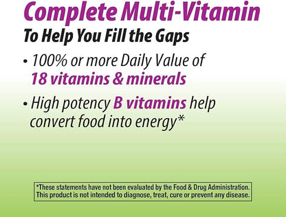 Nature's Way Alive! Garden Goodness Multivitamin for Women, High Potency B-Vitamins to Support Cellular Energy*, 1 Serving Veggies & Fruits**, 60 Tablets