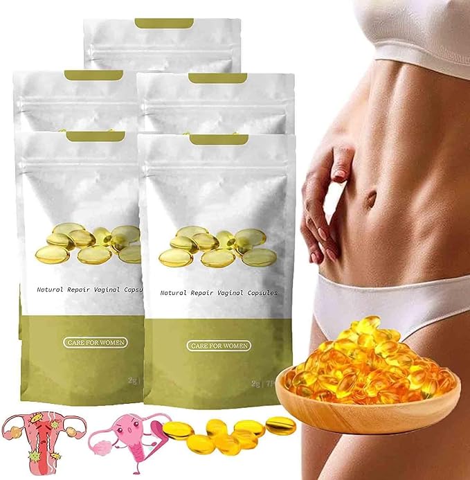 Instant Anti-Itch Detox Products, Capsulas, Firming Repair & Pink and Tender Natural Capsules, Capsulas (5Bag)