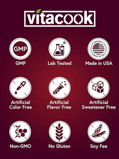 Iron Supplement for Women Men | High Potency Iron 65mg with Vitamin C 250mg | Stomach Friendly Iron Pills for Red Blood Cell & Immune Support | Vegan, Non-GMO & Gluten Free | 90 Tablets