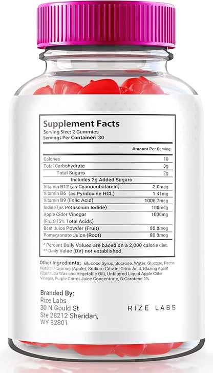 Genesis Keto Keto+ACV Gummies, Supplement for Advanced Weight Loss, All Natural Extreme 2000mg Gummies (60 Gummies)
