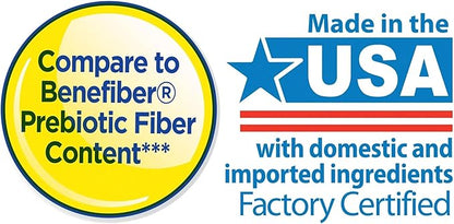 Equate Clear Soluble Prebiotic Fiber Powder, 12.7 oz (Pack of 2) - 100% Natural Soluble Fiber Supplement, Gluten-Free, Sugar-Free, Equate Fiber Powder for Digestive Health