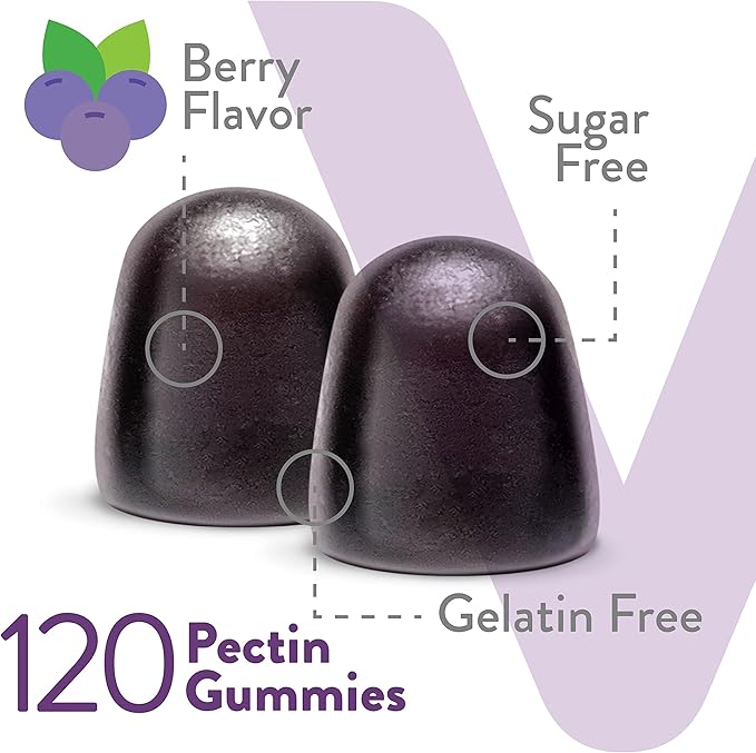 Sambucus Elderberry Gummies for Adults & Teens + Zinc & Vitamin C - Sugar Free - Immune Support & Booster Herbal Supplement - Vegan, Gluten Free, Gelatin Free, GMO Free, Chewable Berry Flavored Gummy