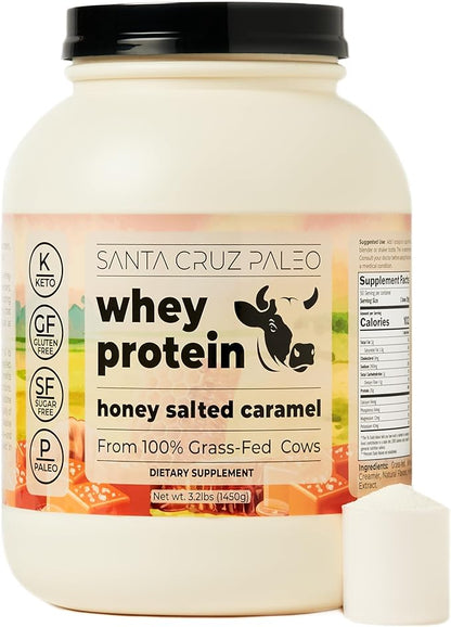 Santa Cruz Paleo Whey Protein Tub (Honey Salted Caramel)