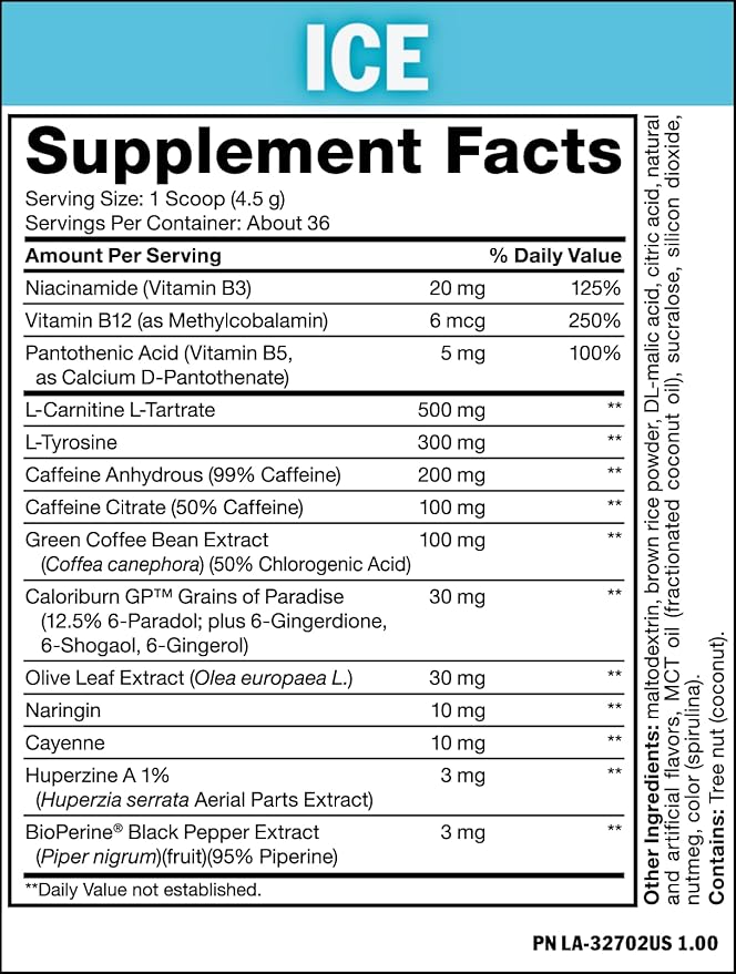 Mutant Killswitch Ultra Thermo | Thermogenic Pre Workout | Ice 162g