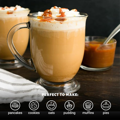 Devotion Nutrition Protein Powder Blend | Gluten Free, Keto Friendly, No Added Sugars | 1g MCT | 20g Whey & Micellar Protein | 2lb Tub (Salted Caramel Cone)