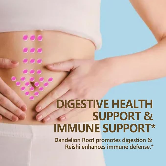 Dandelion Root Extract Drops, Diente de Leon Organico Hierba, Dandelion Supplement Formula w/Milk Thistle Turmeric for Detox Cleanse, Digestion & Immune Support, Alcohol-Free Tincture. 2oz