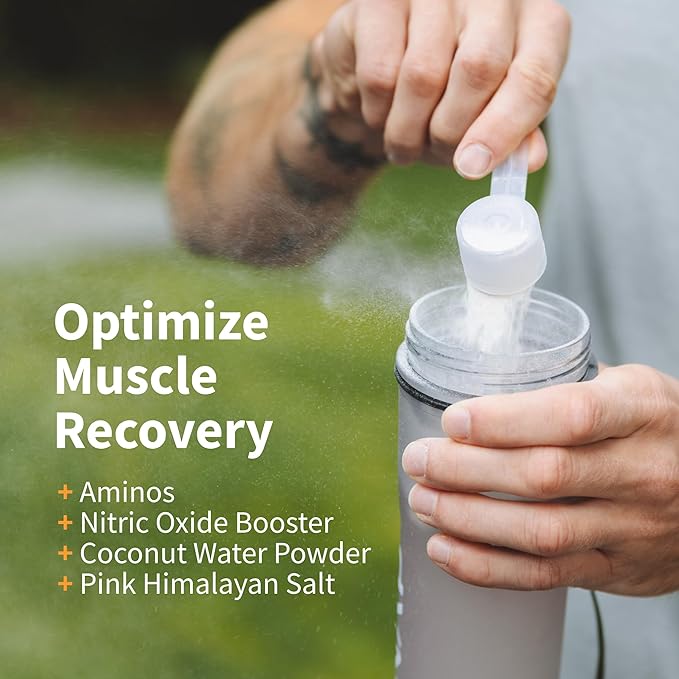 Snap Supplements Plant-Based BCAA Powder with Nitric Oxide Booster, No Artificial Flavors, Support Muscle Strength and Recovery, 30 Servings