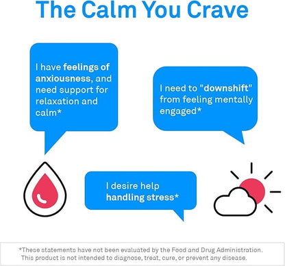 NeuroScience Alpha GABA Supplement - Non-Drowsy Calm Aid with Vitamin B6, Lemon Balm, Sensoril Ashwagandha & L Theanine Supplement - Help Soothe Anxiousness, Day or Night (90 Capsules)