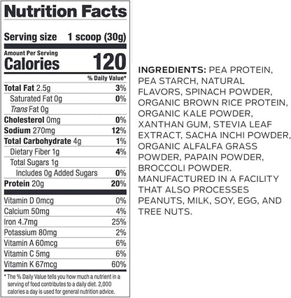 Vega Protein & Greens Bundle, Chocolate + Vanilla (25 Servings Each) - Plant Based Protein Powder, Keto-Friendly, Gluten Free, Non Dairy, Vegan, Non Soy, Non GMO, Lactose Free