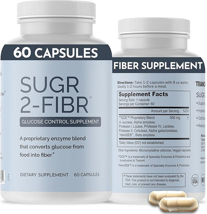 OPTIVIDA Fiber Supplement | Daily Supplement (60 Count) (1 Pack)