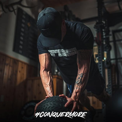 MTN OPS Cameron Hanes Keep Hammering Whey Protein Powder, Chocolate Caramel Flavor, 30 Servings