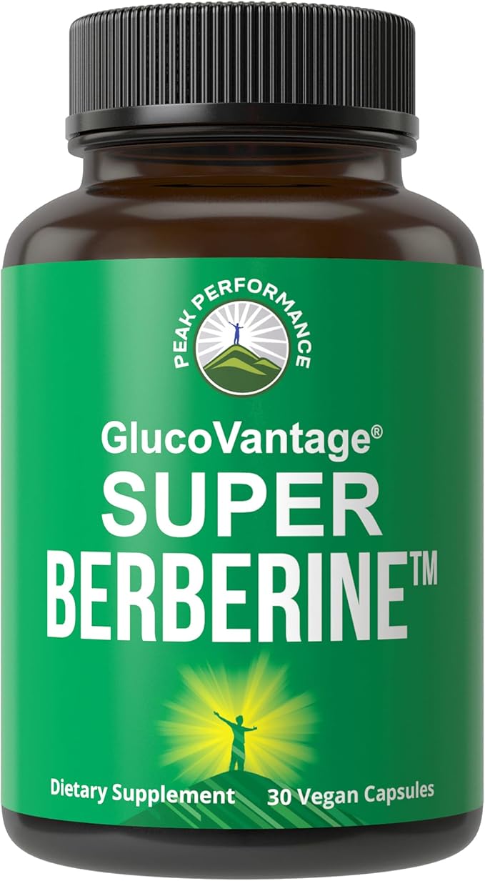 Dihydroberberine Super Berberine Supplement - GlucoVantage® 200mg Now 5X More Effective Than Regular Berberine HCL Powder Capsules. Metabolism Support Keto Friendly Plus Vegan Berberine Extract Pills