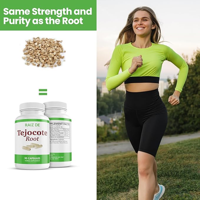 Tejocote Root Premium Herbal Supplement - Natural and Healthy Detox Supplements - 90 Tejocote Root en Forma de Capsulas